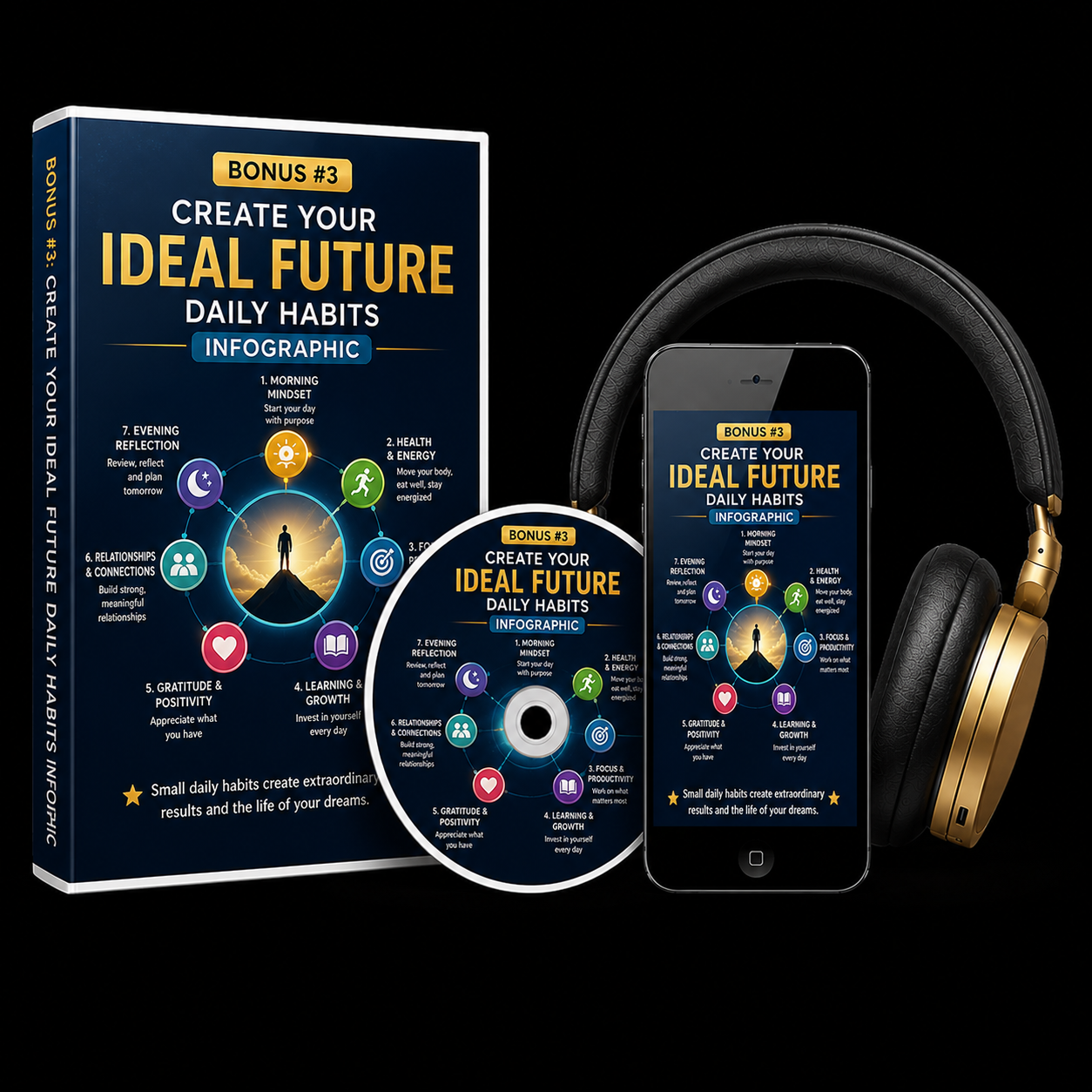 Bonus 3 – Create Your Ideal Future Daily Habits Infographic